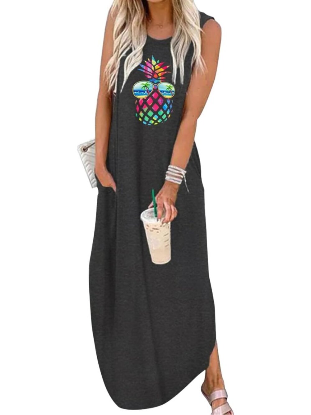 Boho Maxi Dress for Women - Summer Beach Sundress, Casual Resort Wear 2026